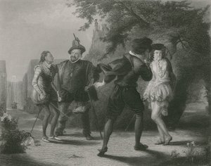 Duel, Dvanáctá noc od William Powell Frith