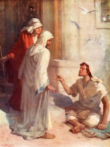 U krásné brány, Skutky iii, 2 (barevná litografie)