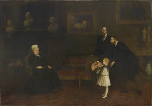 Čtyři generace: Královna Viktorie a její potomci od William Quiller Orchardson