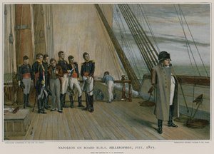 Napoleon na palubě HMS Bellerophon