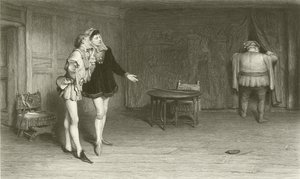 Princ Henry Poins a Falstaff od William Quiller Orchardson