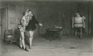 Princ Jindřich, Points a Falstaff, král Jindřich IV., První část od William Quiller Orchardson