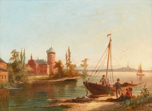 Zandoorp (olej na plátně) od William R. Dommersen