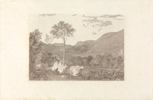 Hrad Hornby z Tatham Church od William Radclyffe