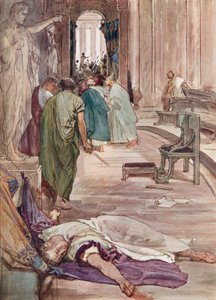 Vražda Caesara (barevné lito) od William Rainey