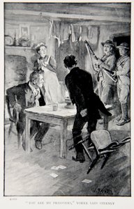 „Jste moji vězni,“ řekl Yorke přísně, ilustrace z „S Robertsem do Pretorie: Příběh jihoafrické války“ od G.A. Henty, hospoda. Londýn, 1902 od William Rainey