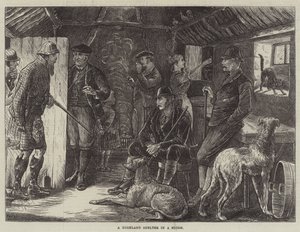 Highland Shelter in a Storm od William Ralston