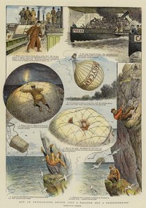 Jak podnikavý redaktor ztratil balónek a korespondenta (chromolitho)