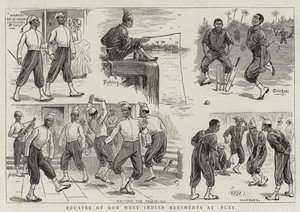Zouaves našich západoindických pluků ve hře