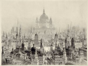 Hlavní budovy Sir Christopher Wren