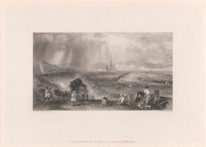 Rouen - Pohled do dálky od William Richardson