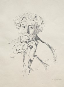 Edmond de Goncourt od William Rothenstein