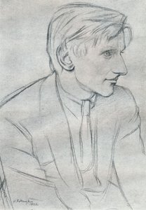 Edmund Charles Blunden 1896-1974 od William Rothenstein