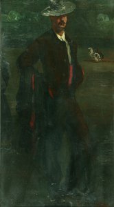 Ignatius Zuloaga As A Bullfighter, kolem 1895 (olej na plátně) od William Rothenstein