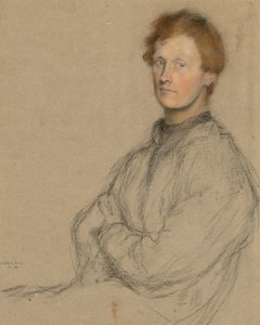 Portrét Charlese Haselwooda Shannona (1863-1937) od William Rothenstein