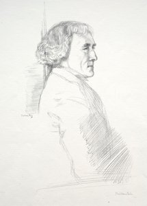 Sir Henry Irving, 1898. od William Rothenstein