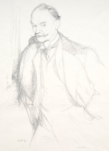 Thomas Hardy, 1897. od William Rothenstein