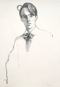 William Butler Yeats, 1898. od William Rothenstein