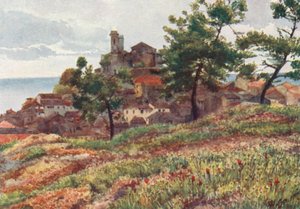 Staré město, Cannes (barevná litografie)