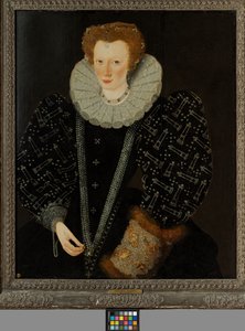 Elizabeth Palmer, kolem 1564-1633 (olej na panelu)