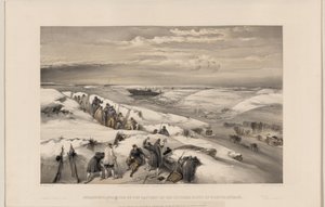 Sevastopol z 26 dělové baterie, 1855 od William Crimea Simpson
