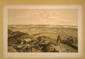 Bastion du Mat, Sevastopol, 1855 od William Crimea Simpson