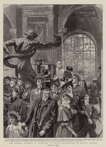Nedělní otevírání muzeí v South Kensington na Velikonoční neděli od William Small