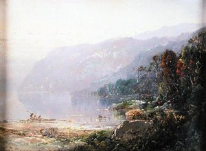 Krajina (olej na plátně)