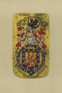 Sir Frank van Hale, c 1359-c 1376 (chromolitho) od William St John Hope