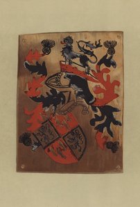 Sir Henry Percy, lord Percy, lord Poynings a hrabě z Northumberlandu, 1474-1489 (chromolitho) od William St John Hope