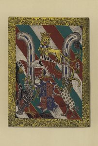 Sir John Beaufort, hrabě z Kendal a hrabě a vévoda ze Somersetu, c 1440-1444 (chromolitho) od William St John Hope