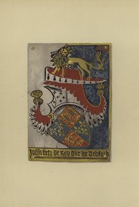 Sir John Plantagenet z Lancasteru, hrabě z Kendal a vévoda z Bedfordu, c 1402-1435 (chromolitho) od William St John Hope