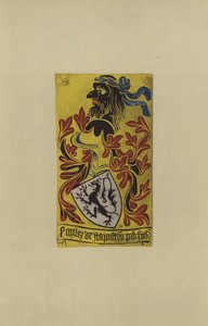 Sir Miles Stapleton, 1348-1364 (chromolitho) od William St John Hope