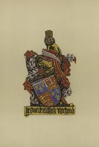 Sir Richard Plantagenet, vévoda z Yorku, 1475-1483 (chromolitho) od William St John Hope