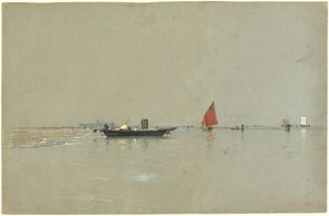 Benátská laguna od William Stanley Haseltine