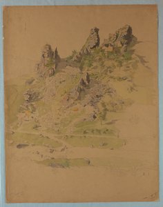 Zámek Calenfells poblíž Kirn, Německo od William Stanley Haseltine