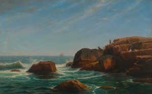 Castle Rock, Nahant, 1865. od William Stanley Haseltine