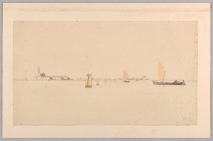 Studie laguny, Benátky, Itálie od William Stanley Haseltine