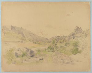Studium krajiny od William Stanley Haseltine