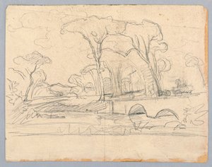 Studium krajiny od William Stanley Haseltine