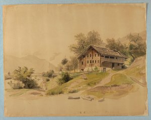 Studium krajiny od William Stanley Haseltine