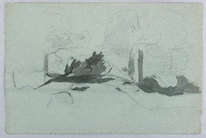Studium krajiny od William Stanley Haseltine