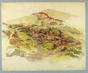 Studie krajiny, Baveno, jezero Maggiore, Itálie od William Stanley Haseltine