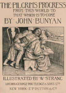 Bunyansova manželka čte mu Bibli, c1916. od William Strang