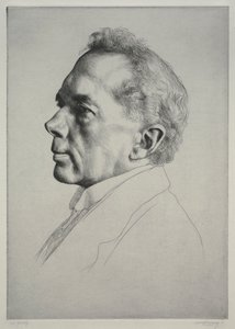 Campbell Dodgson, Profil vlevo od William Strang
