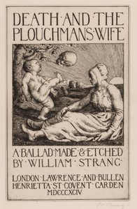 Death and the Poughmans Wife, 1892 od William Strang