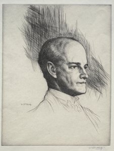 John Galsworthy, 1920. od William Strang