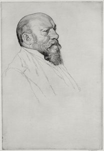 Portrét Hanse Richtera (1843-1916), maďarského dirigenta od William Strang