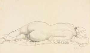 Ležící akt od William Strang