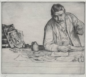 Autoportrét - "The Etcher" od William Strang